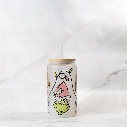 Grinch Characters Cup w/ Bamboo Lid