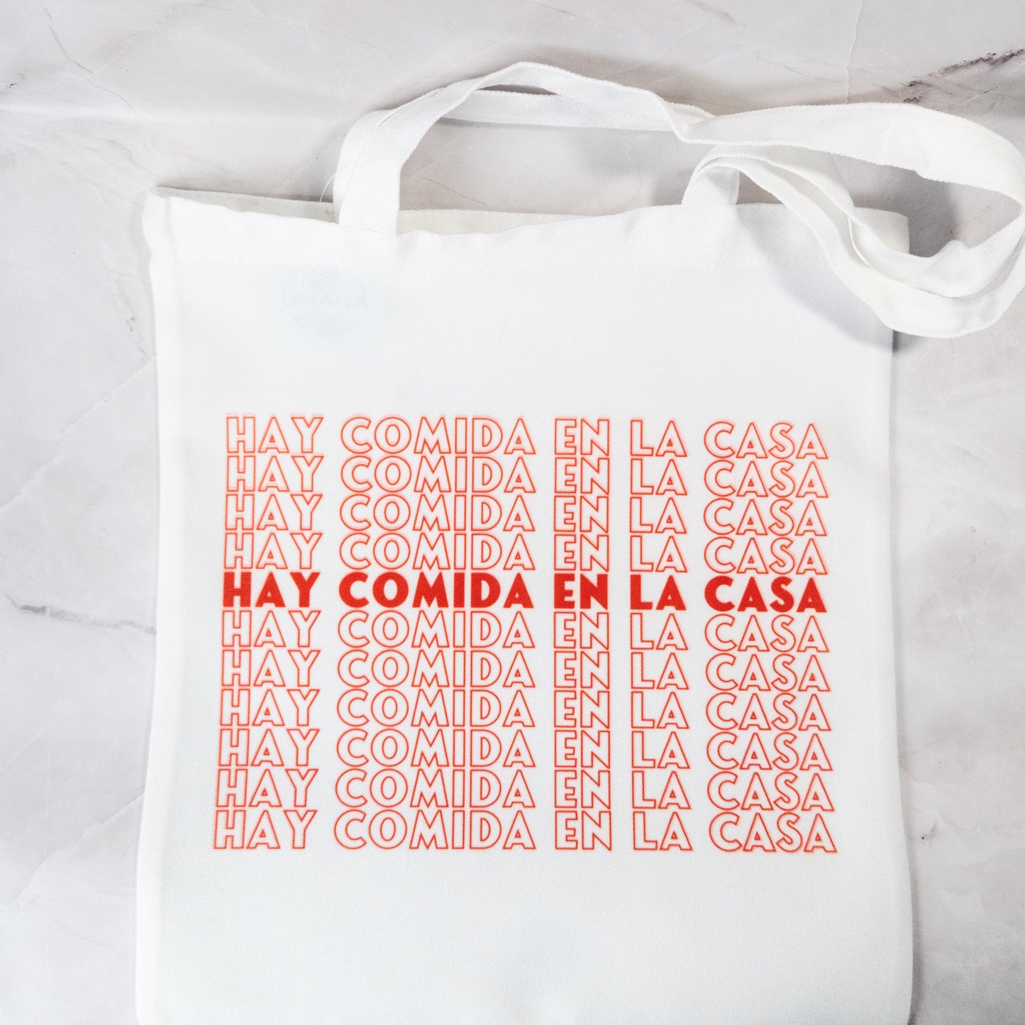 Hay Comida En La Casa Reusable Tote Bag