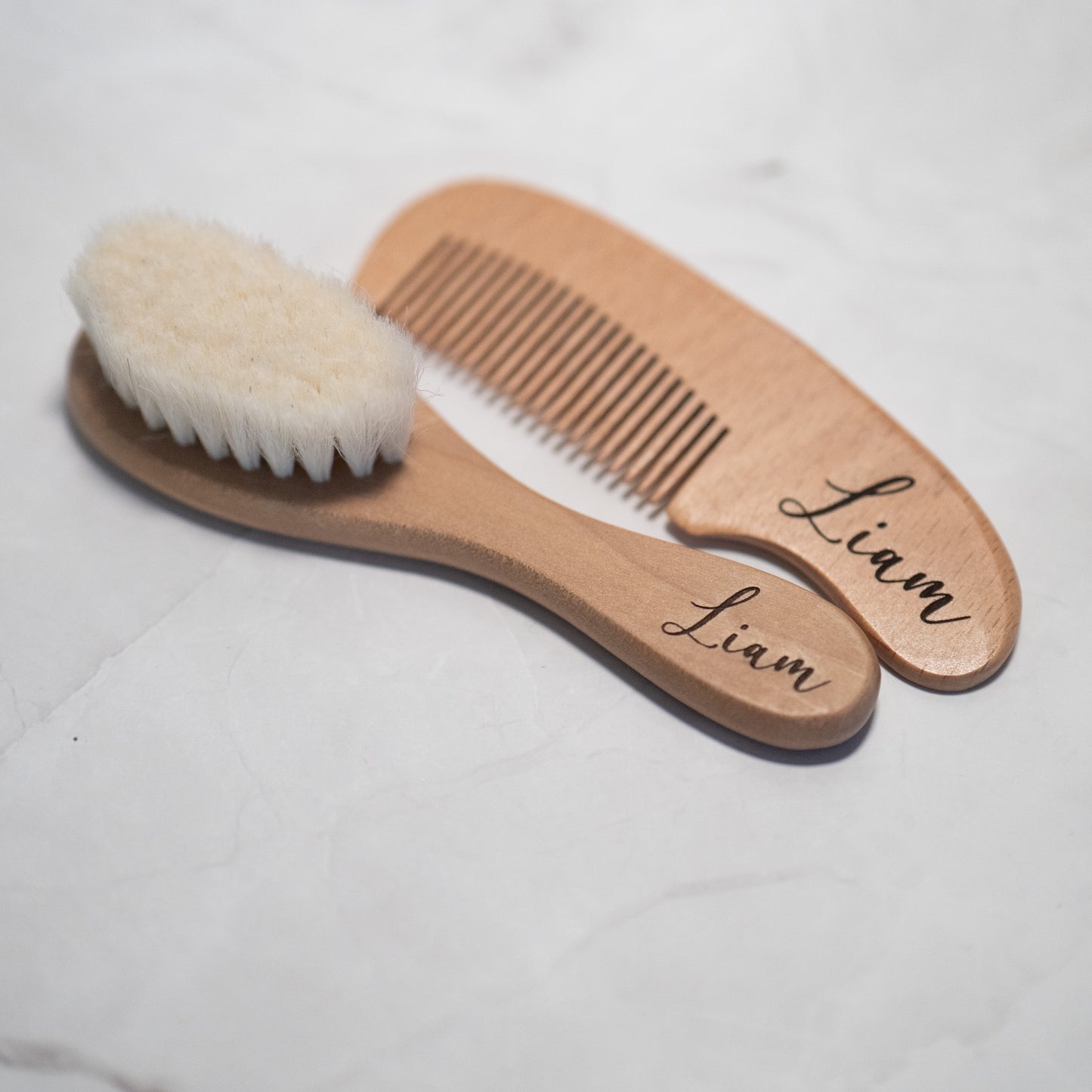 Personalized Baby Hair Brushes