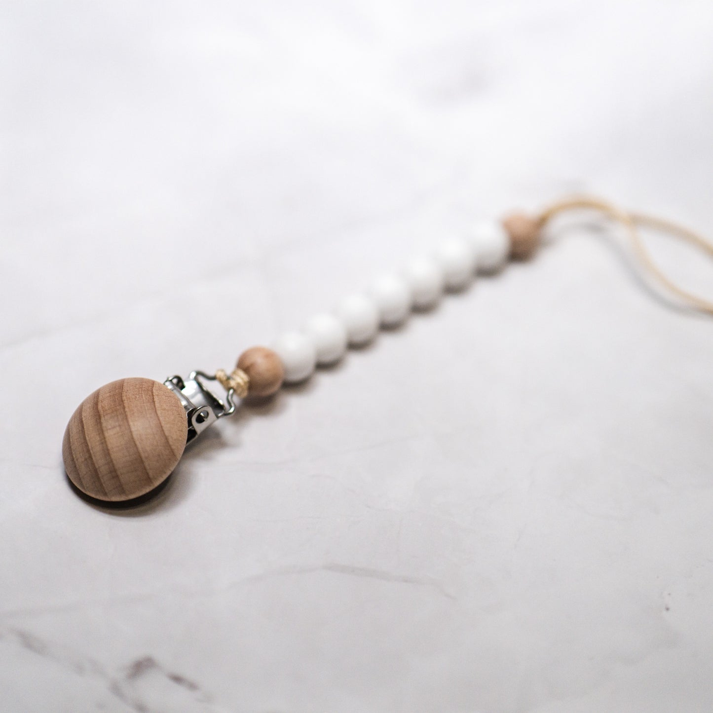 Wood Baby Hair Pacifier Holders