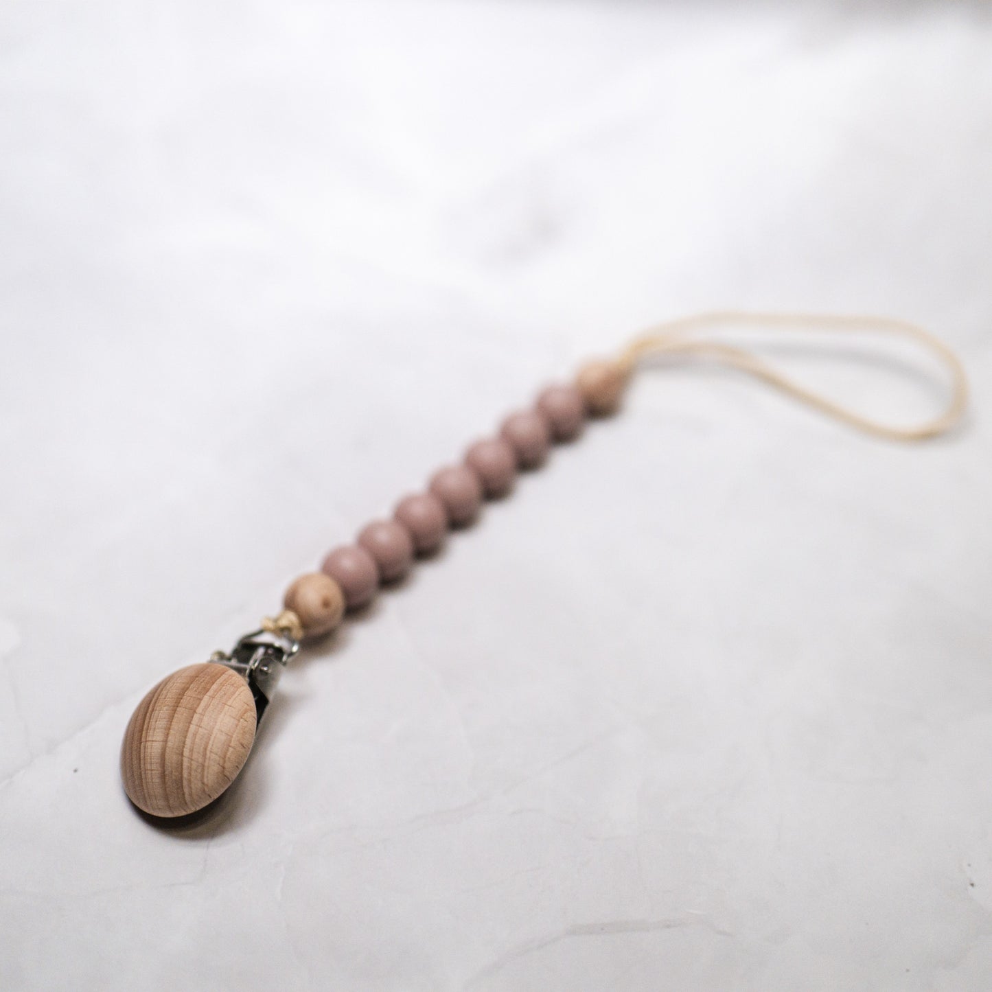 Wood Baby Hair Pacifier Holders