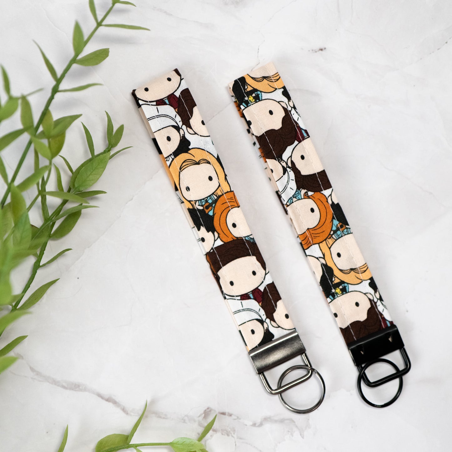 Friends Cartoon Keyfob Wristlet